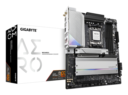 GIGABYTE B650 AERO G, AMD, Socket AM5, AMD Ryzen 7000 Series, AMD Ryzen 8000 Series, AMD Ryzen 9000 Series, Socket AM5, DDR5-SDRAM, 256 GB